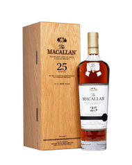 麥卡倫25年雪莉桶單一麥芽蘇格蘭威士忌 25 |700ml |單一麥芽威士忌