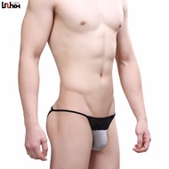 Transparent Bag Sexy Sweat-Absorbent Sexy Thin Strap Sports High Fork Narrow Hip Men's Breifs Men's Underwear 13024