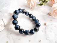 【一物一圖】縈夢級15mm納米比亞 貓眼藍彼得石手鍊