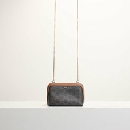 二手Celine 貝殼化妝包棕老花