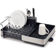 Joseph Joseph Dish Drainer, Stainless Steel/Black