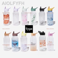 【newreadystock】✱▧TYPO / Drink It Up Bottle 1L / 1 Litre / With Straw Sip-Top