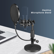 【kenouyo】Desktop Microphone Stand For BM 800 Microphone Holder Arm Studio Recording Karaoke Microphone Stand For Recording Mic Stand