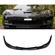 NINTE Front Lip for 2005-2013 Chevy Corvette C6 Z06 | Grand Sport ABS Carbon Fiber Style Painted Fro