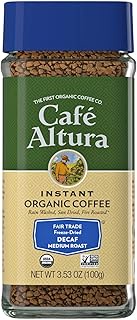 Cafe Altura Organic Fair Trade Decaf Instant Coffee, 3.53 oz (Pack Of 2)