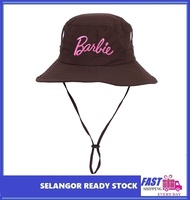ICE Stock SELANGOR Topi Nelayan Barbie Embroidered Design Bucket Hat Safari Military Farmers Cap Sun