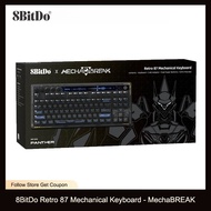 8BitDo Retro 87 Mechanical Keyboard MechaBREAK Bluetooth/2.4G/Wired Hot Swappable Game Keyboard For 