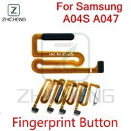 For Samsung A04S A047 Phone Home Button Fingerprint Power Key Button Touch ID Flex Cable