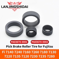 Pick Brake Roller Tire Pickup Roller for Fujitsu Fi 7140 7240 7160 7260 7180 7130 7220 7135 7120 723