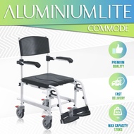 ALUMINIUM COMMODE CHAIR