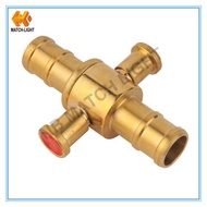 FIRE HOSE COUPLING JOHN MORRIS MATERIAL : BRASS FOR 1&1/2 HOSE
