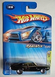 HOT WHEELS 2005 FIRST EDITIONS REALISTIX BLACK '69 PONTIAC GTO #18 5 SPOKE