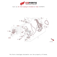Coolant Pump (E-9-A) HONDA Vario 160 (2023) Parts Catalog