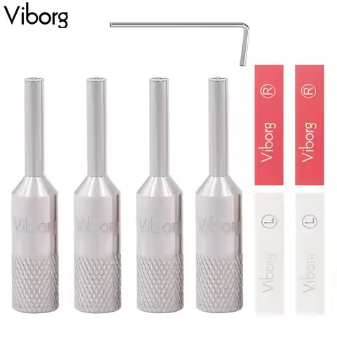 Viborg VB401 High quality Pure Red Copper Banana Connector Terminal Plug Male Jack connector 4MM for
