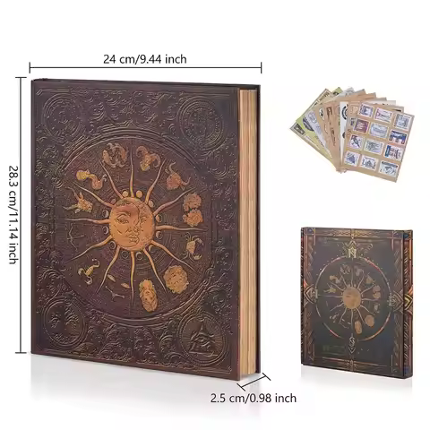 Retro style notebook diary account book Magic and Witchcraft books