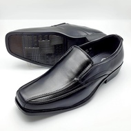 รองเท้าคัชชูหนังแบบสวม BZ026 สีดำ ไซส์ 39-45 รองเท้าทำงาน รองเท้าทางการ รองเท้าหนังชาย