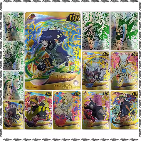 Anime NARUTO Rare UR Game Hyuga Hinata Killer Bee Namikaze Minato Deidara Tsunade Itachi Collectible