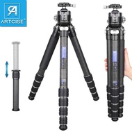 ARTC CS851C Professional Carbon Fiber Heavy Duty Tripod 5-Section Max Tube Dia 36mm with Low Profile