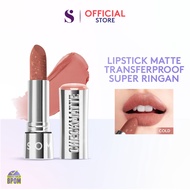 SOMETHINC [B1G1 FREE] Checkmatte Transferproof Lipstick - Lipstick Batang Transferproof Nyaman Dan T