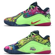 Nike Basketball Shoes LeBron 22 XXII BW Men's Bryce Blue Fluorescent Green [ACS] HV8452-400