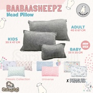 Baabaasheepz Head Pillow Baby Kids Adult Classic Peanuts Head Pillow