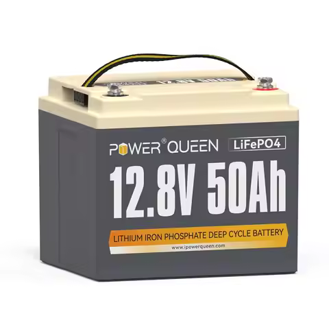 12V 50Ah LiFePO4 Trolling Motor Deep Cycle Battery 15000 Cycles 11.57lbs RV Marine Kayak Custom