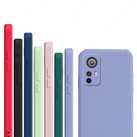 For Xiaomi 12X Case Cover for Xiaomi 12X Phone Case Back Shell Capa Original Liquid Silicone Case fo