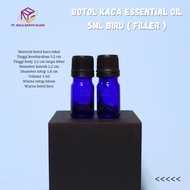 5ml glass bottle filler capbiru 5ml essential oil bottle/