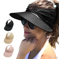 【hot】❈♙✑  2022 New Women Hats Female Sun Top Riding Outdoor Cap Anti-UV Beach Hat Fishing Caps
