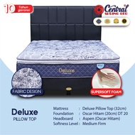 Springbed CENTRAL DELUXE PILLOW TOP kasur spring bed central deluxe pillow top