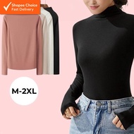 High Neck Inner turtle Neck Inner Wear Muslimah Inner Kolar Separuh Long Sleeve