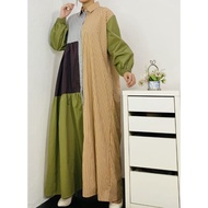 Plain poplin Midi dress ft5744