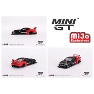 MINIGT LB SUPER SILHOUETTE NISSAN S15 SILVIA ADVAN LBWK 649 MIJO DIECAST MINI GT