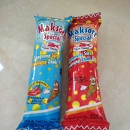 MAKSOR BIRU MERAH 8GR X 10 PCS / MAKARONI MAKSOR RENCENG