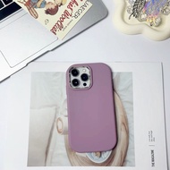 🔥ส่งจากไท🔥กรอบโลหะ เคส for iPhone XR body 14Pro 13Pro เคสไอโฟน Xr บอดี้ 13Pro 14 pro case เรียบง่าย 