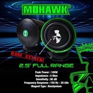 Mohawk Full Range Tweeter Speaker With Bass | 2 inches full range | 2.5 inches with bass | Car Audio