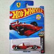 HOT WHEELS CASE M 2026 Formula 1 Ferrari F2004 Michael Schumacher + Ferrari 12Cilindri Blue Diecast