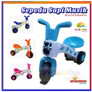 FREE SHIPPING!!! MUSICAL COW BIKE CHILDREN'S TOY Children's Push Bike Toy/ - Tricycle - Toddler Bike