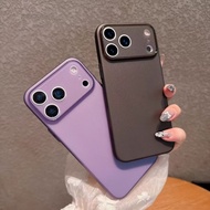 Ultra Thin Dark Purple iPhone 17 AIR Matte Soft Phone Case Suitable for iPhone 17 11 12 13 14 15 16 