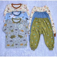 3pcs-cainito SET WITH LONG SLEEVES MOTIF