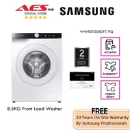 SAMSUNG 8.5KG Front Load Washing Machine Inverter Auto Washer Mesin Basuh Auto WW85T504DTT/FQ 洗衣机 洗衣機
