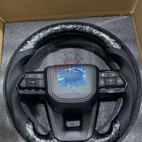 Forged Carbon Fiber Steering Wheel, Suitable for Toyota Alphard, Wylfa, Noah, and Voxy.