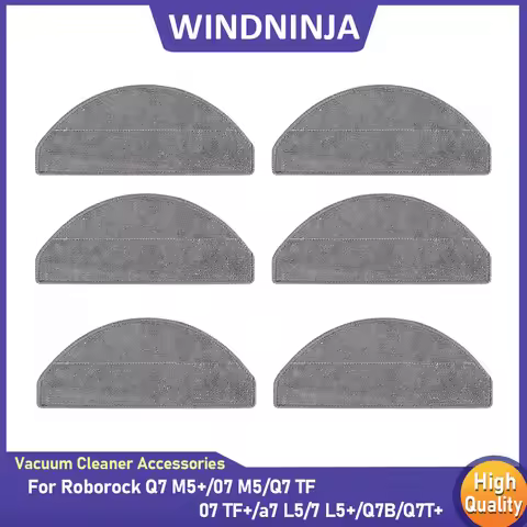 Mop Cloth For Roborock Q7 M5 Q7 M5+ Q7 TF Q7 TF+ Q7 L5 Q7 L5+ Q7T+ Q7B Robot Vacuum Cleaner parts Ac