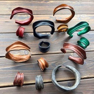 gelang lelaki gelang titanium Gelang fesyen pasangan lelaki dan wanita kulit perhiasan