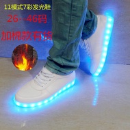 Colorful Luminous Shoes Luminous Shoes Fluorescent Shoes Couple LED Light Shoes Korean Version Men W