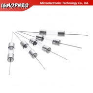 10PCS 5*20mm Axial Glass Fuse Fast Slow Blow 250V With Lead Wire 5*20 F 0.5A/1A/2A/3A/3.15A/4A/5A/6.