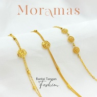 Moramas FASHION Bracelet 916 Gold/ Rantai Tangan FESYEN Emas 916 / 时尚手链916金