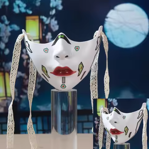 AniLV Future Bionic Robot Android Mask Punk Cyber Virtual Electric Humanoid Cosplay