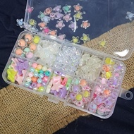 Mote Beads Set 1 Box Beads 1 Set of Bead/s Box Scoop 1 Set of Beads/ Box 1 Set Aesthetic Beads 1 Com