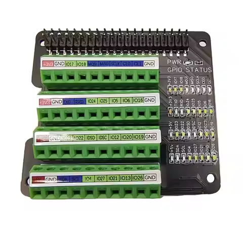 Raspberry Pi 4 GPIO Expansion Board Breakout GPIO Screw Terminal Hat for Raspberry Pi
